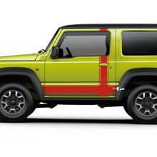 Adesivo con linee logo decalcomania per porte laterali Suzuki JIMNY
 3