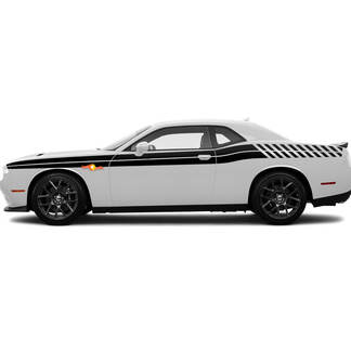 Strisce Pulse Rally Dodge Challenger adesivi decalcomania in vinile
