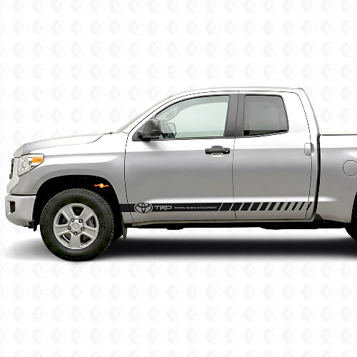 Kit di Adesivi in Vinile Stile TRD per Strisce Laterali Toyota Tundra CrewMax 2007-2015
