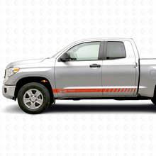 Kit di Adesivi in Vinile Stile TRD per Strisce Laterali Toyota Tundra CrewMax 2007-2015_9