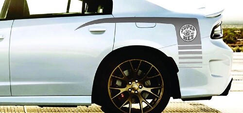 Si adatta a qualsiasi adesivo per pannello laterale DODGE CHARGER R-T, SRT, SRT8, SXT Super Bee
