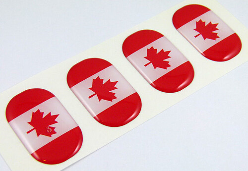 Distintivo Universale 3D Bandiera Canada