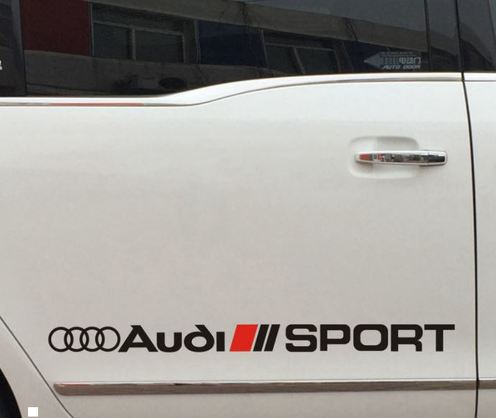 Racing Sport Car Sticker Decal vinile adatto per la linea audi s