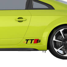 Set di adesivi laterali in vinile stile TTS per Audi TT_2
