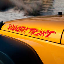 Set di Adesivi in Vinile con Lettere Contornate Personalizzate per Cofano per Jeep Wrangler_3