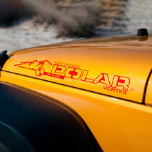 Adesivi in vinile Polar Vortex per cofano per Jeep Wrangler JK JKU 3