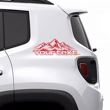 Adesivi in Vinile Montagne per Quarti Posteriori per Jeep Renegade 3