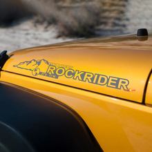 Adesivi in Vinile Mountain Rockrider per Cofano Jeep Wrangler JK JKU 2