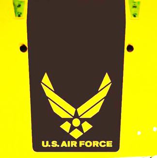 Jeep Wrangler Blackout USAF AIR FORCE Adesivo per cappuccio in vinile TJ LJ JK JKU JKU