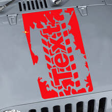 Adesivo in vinile con lettere personalizzate per battistrada pneumatico per Jeep Wrangler_3