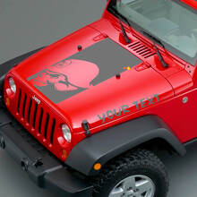 Adesivo Vinil Testa Metal Mulisha Nero per Jeep Wrangler_2