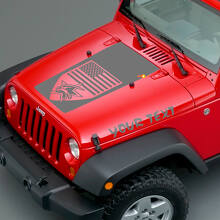 Adesivi in Vinile per Cofano con Stemmi Americani per Jeep Wrangler JK JKU LJ TJ_3