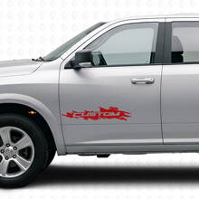 Adesivo Vinile per Porta Stile Splash Personalizzato per Dodge Ram Rebel 1500-3500 2009-2016_4