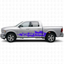 Kit adesivi laterali personalizzati Mud Splash per Dodge Ram Rebel 2009–2016_2