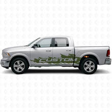 Kit adesivi laterali personalizzati Mud Splash per Dodge Ram Rebel 2009–2016_3
