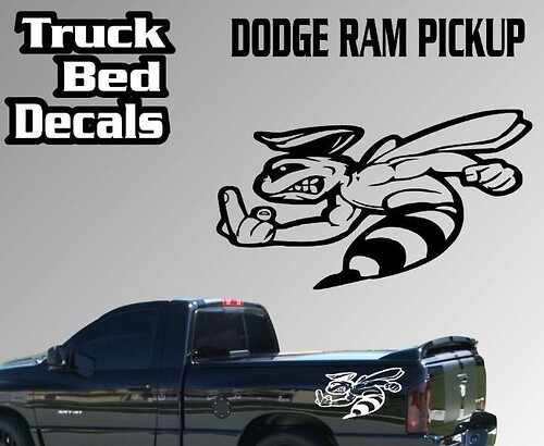 Adesivo in vinile divertente Funny Bee da comodino per Dodge Ram 1500