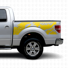 Adesivo Vinile Laterale Posteriore Stile Off Road 4x4 per Musclecar camion 2010-2020_2