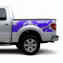 Adesivo Vinile Laterale Posteriore Stile Off Road 4x4 per Musclecar camion 2010-2020_6