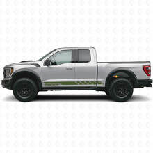Adesivo in Vinile con Strisce Laterali Personalizzate a Scacchiera per Musclecar camion 2010-2020_3
