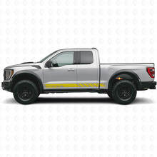 Adesivo in Vinile con Strisce Laterali Personalizzate a Scacchiera per Musclecar camion 2010-2020_6