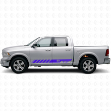 Adesivo in vinile a strisce laterali stile Hemi personalizzato per Dodge Ram Rebel 1500 2009–2016_2