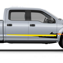 Adesivo Grafico Striscia Laterale Performance Testo Personalizzato Retro per Musclecar truck 3