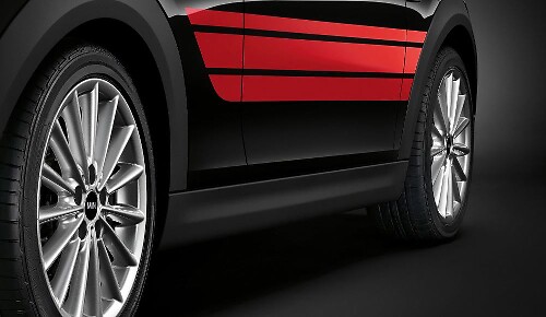 Strisce laterali Mini Cooper Grafica strisce John Cooper Works PRO