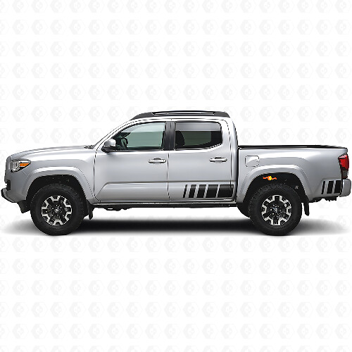 Kit Adesivi in Vinile a Strisce Laterali Stile Retrò per Toyota Tacoma 2016