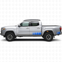 Kit Adesivi in Vinile a Strisce Laterali Stile Retrò per Toyota Tacoma 2016_2