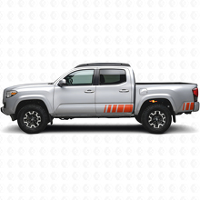 Kit Adesivi in Vinile a Strisce Laterali Stile Retrò per Toyota Tacoma 2016_4