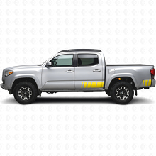 Kit Adesivi in Vinile a Strisce Laterali Stile Retrò per Toyota Tacoma 2016_5