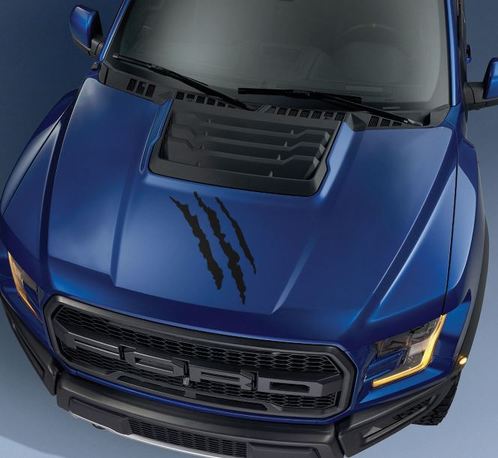 Ford F150 Raptor 2017 adesivo decalcomania grafica artiglio cofano