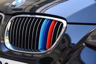 Strisce per griglia a rene BMW M colori 3 set di adesivi in ​​vinile a strisce
