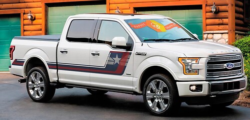 NUOVO Capitan America tema supereroe patriottico Ford F-150 Hockey Tremor Style Adesivi Decalcomanie Strisce Grafica in vinile
