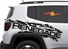 NUOVA grafica Jeep Renegade 2017-2019 - Set di decalcomanie Finiture lucide opache 2