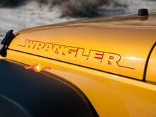 2 pezzi NUOVO WRANGLER cofano laterale adesivo decalcomania grafica JEEP WRANGLER RUBICON SAHARA qualsiasi colore
 2