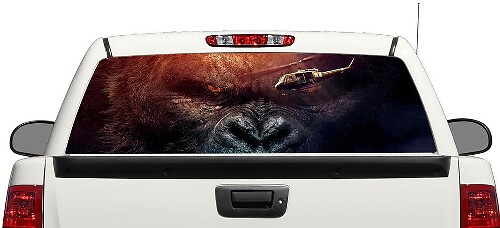 Adesivo per finestrino posteriore Kong Skull Island per pickup SUV