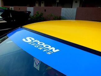 Parabrezza anteriore Spoon Sports Finestra parasole Team Sticker Decal