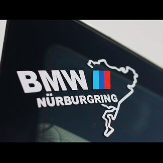 Nurburgring BMW Racing Sport Car Window Parabrezza Adesivo Decalcomania
