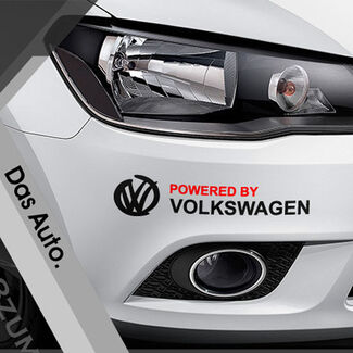 Adesivo per auto in vinile con decalcomania laterale per parabrezza anteriore VW per esterno finestra Volkswagen