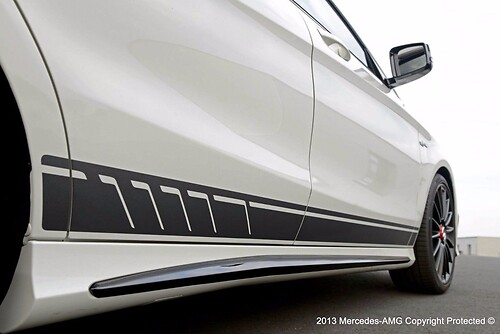 Strisce Contorno Accento Adesivo Vinilico Laterale per Mercedes-Benz CLA-Class
