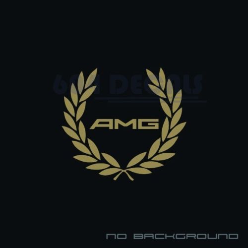 Adesivo decalcomania AMG Racing Wreath logo C300 Mercedes Benz 4matic S63 C63S coppia
