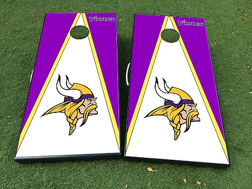 Set Adesivi in Vinile per Tavola Cornhole Stile Vichingo