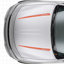 Adesivo in Vinile con Doppie Strisce Personalizzate per Cofano per Dodge Charger 2015-2026_4