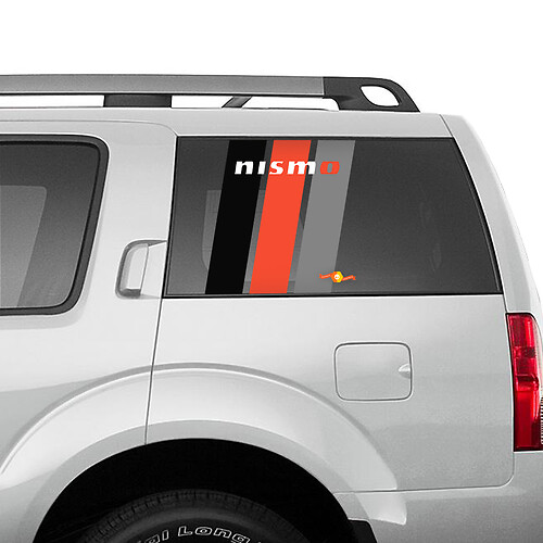 NISMO Heritage Stripes Adesivo per decalcomanie per vinile per la finestra di Nissan Quarter
