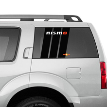 NISMO Heritage Stripes Adesivo per decalcomanie per vinile per la finestra di Nissan Quarter
 2