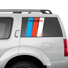 NISMO Heritage Stripes Adesivo per decalcomanie per vinile per la finestra di Nissan Quarter
 3