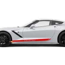 Adesivo in Vinile con Strisce Laterali Personalizzate per Chevrolet Corvette_2