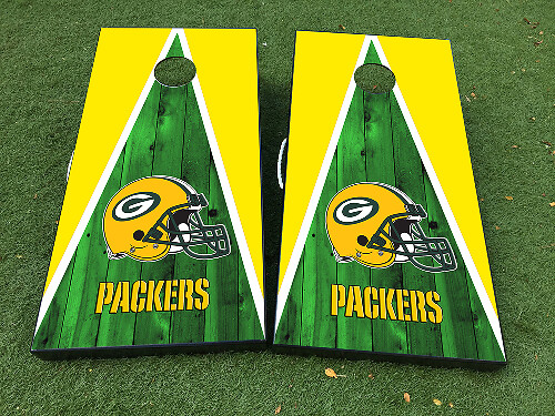Set di adesivi in vinile per tavola Cornhole dei Green Bay Packers