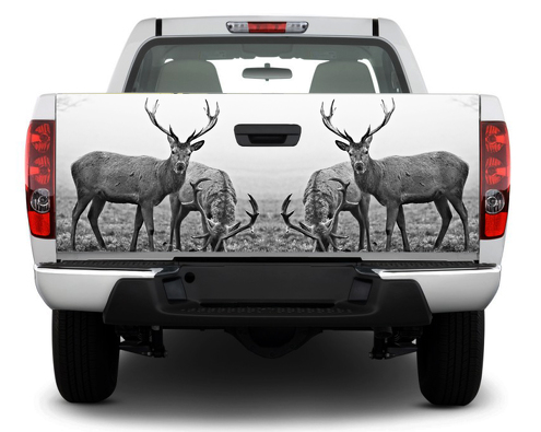 Cervo caccia animale portellone posteriore decalcomania avvolgere pick-up camion SUV auto